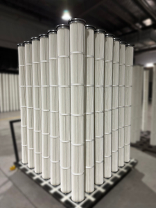 High-Efficiency Pleated Filter Cartridges Superior Dust Collection