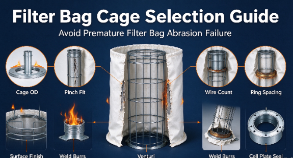 Filter Bag Cage Selection: Wire Spacing, Diameter, and Surface Finish