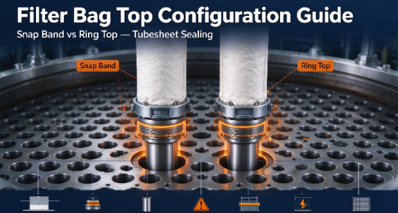 Snap Band vs. Ring Top Filter Bags: Which Connection Fits Your Baghouse?