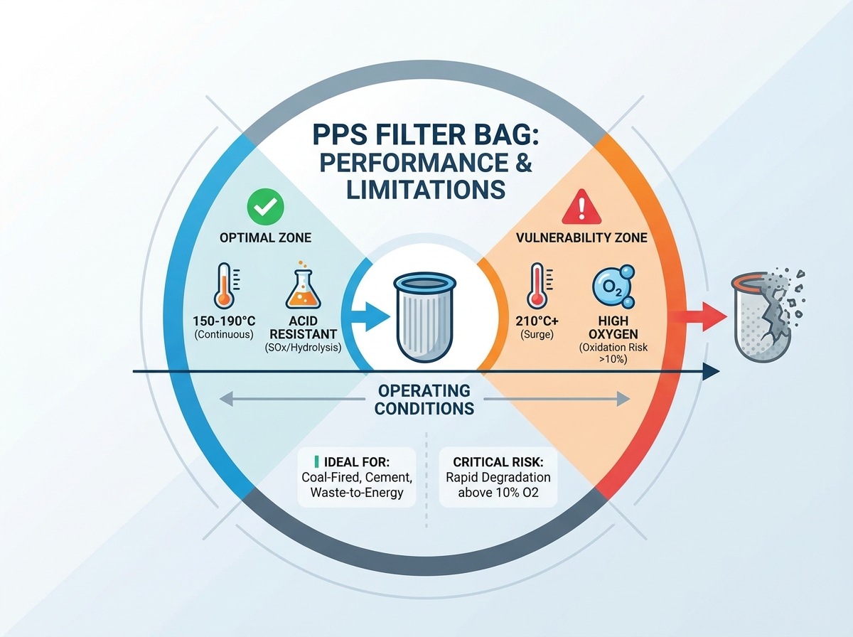 Industrial PPS Filter Bag Application